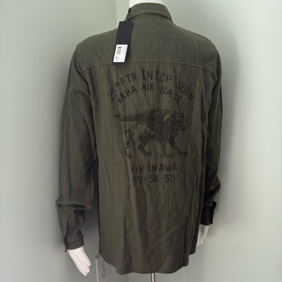 The Kooples Other - Kooples Printed Army Shirt Large NEW